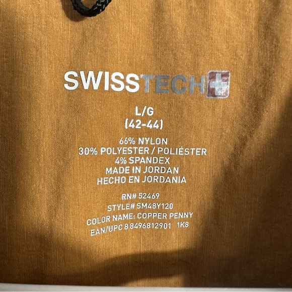 Swiss Tech sz L utility top, "copper penny", performance gear, button up - Picture 3 of 13